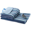 Riviera waterdicht picknickkleed - Wit, Blauw