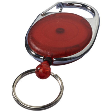 Gerlos sleutelhanger en rollerclip - Rood