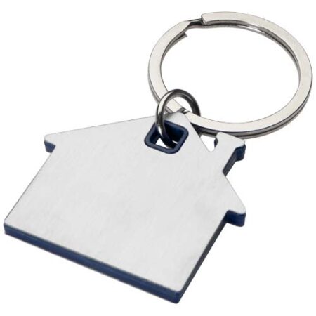Nook huisvormige sleutelhanger - Blauw