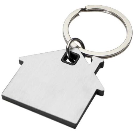 Nook huisvormige sleutelhanger - Zwart