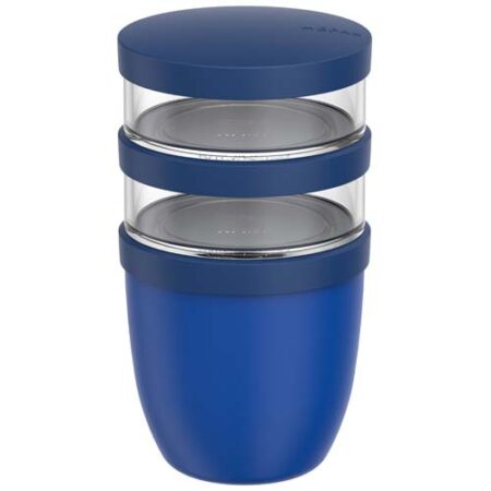 Mepal Ellipse 3 delige 500 ml + 2 x 200 ml geïsoleerde lunchpot - Helderblauw