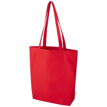 Odisha 270 g/m² OCS biologisch katoenen draagtas 10L - Rood