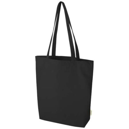 Odisha 270 g/m² OCS biologisch katoenen draagtas 10L - Zwart