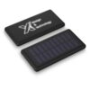 SCX.design P30 8000 mAh powerbank solar met oplichtend logo - Zwart