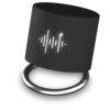 SCX.design S26 speaker 3W voorzien van ring met oplichtend logo - Zwart