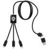 SCX.design C28 5-in-1 verlengde oplaadkabel - Zwart, Wit